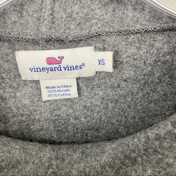 Vineyard Vines Cowl neck gray sweater size XS - Picture 3 of 14